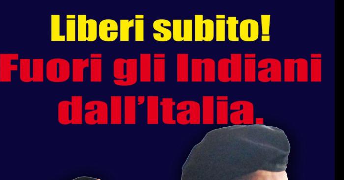 Scuse commosse da parte dell'Italia alle famiglie dei pescatori indiani barbaramente uccisi dai marò