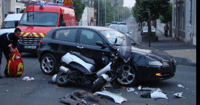 Accident de scooter trés grave