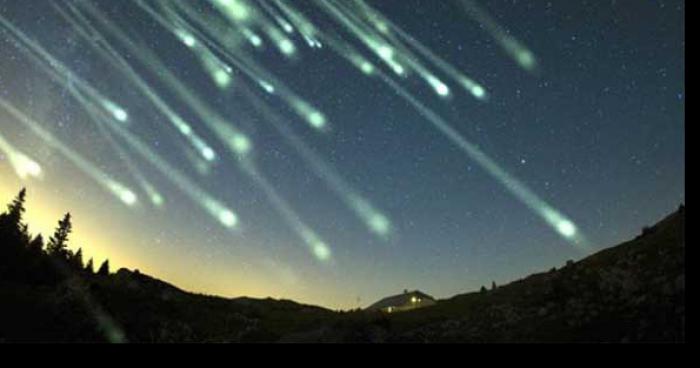 Pluie d'étoiles filantes ce soir