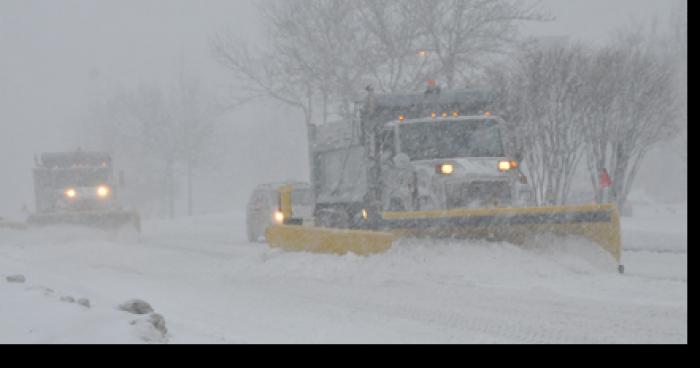 Tempête de neige au nord de Québec.