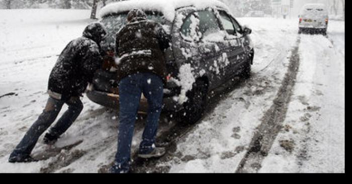 Englefontaine se réveille sous la neige